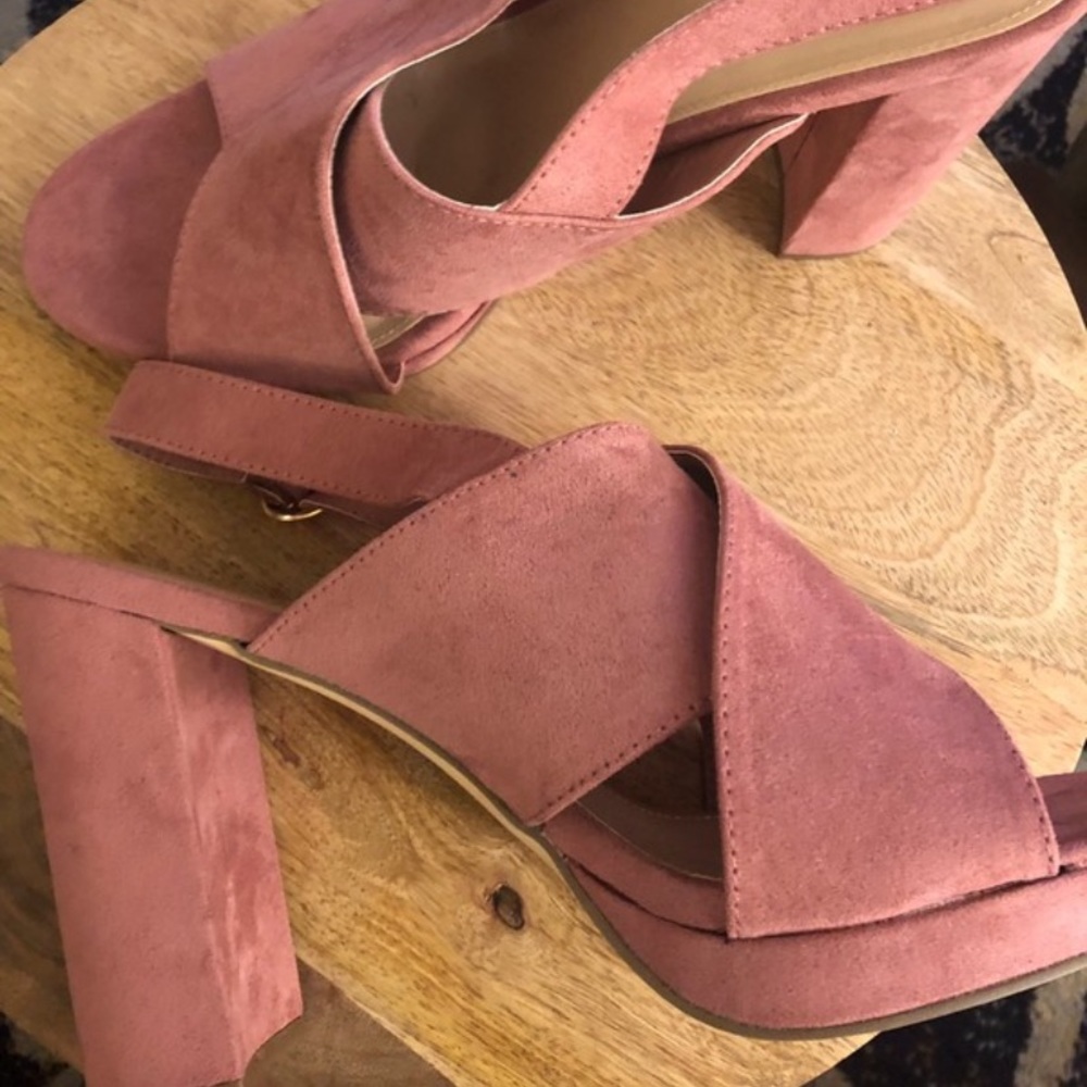 Blush Platform Heels
